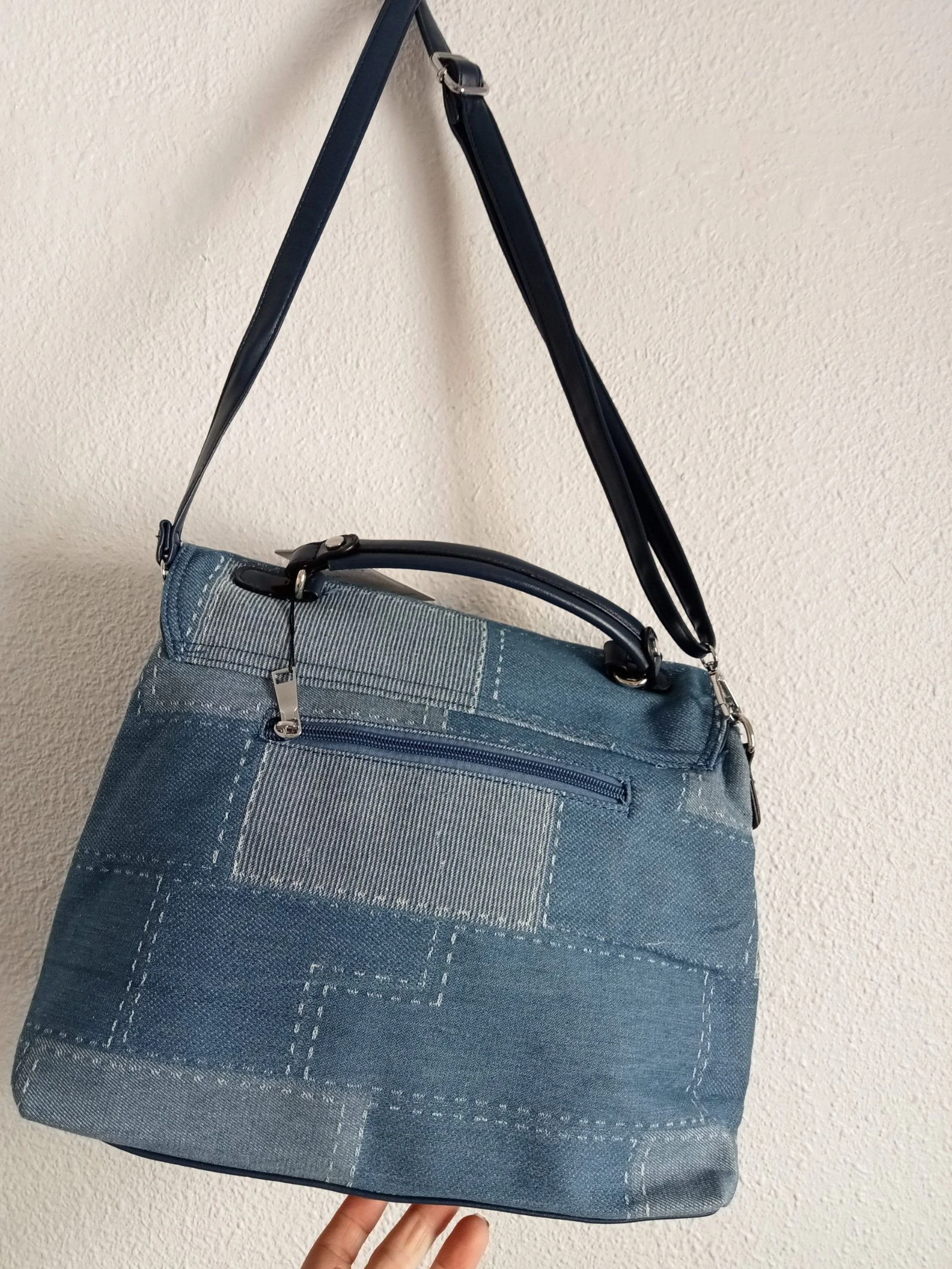 Bolso jeans tipo bandoleira – photo 3